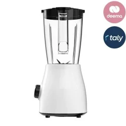 Daewoo 2-in-1 Blender and Grinder, 1.5L Plastic Jar, 500W - White